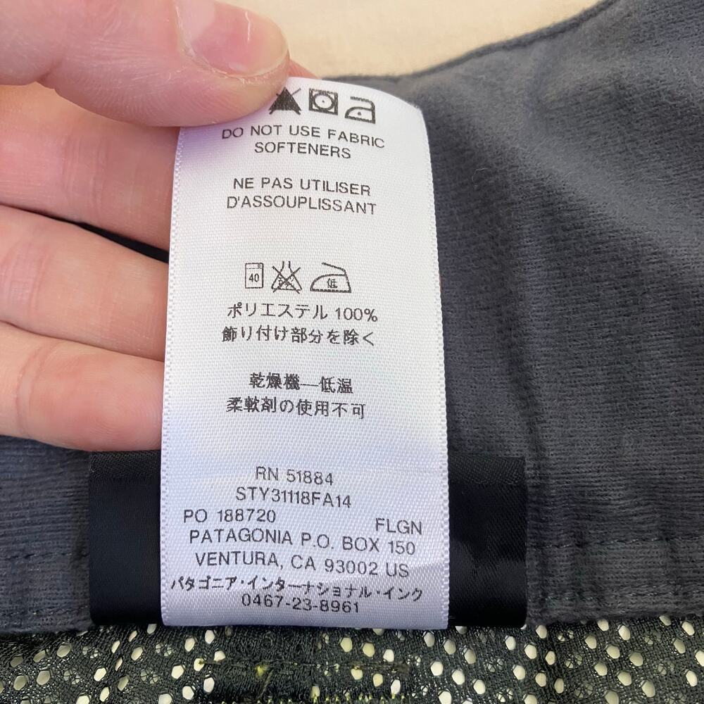 Patagonia Mens M SnowShot Pants H2no Waterproof Peppergrass Green Light Stains - Picture 12 of 16